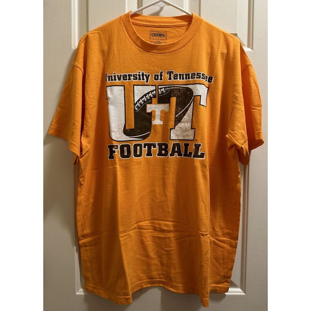 Champs University of Tennessee Volunteers Football T-Shirt Size Large